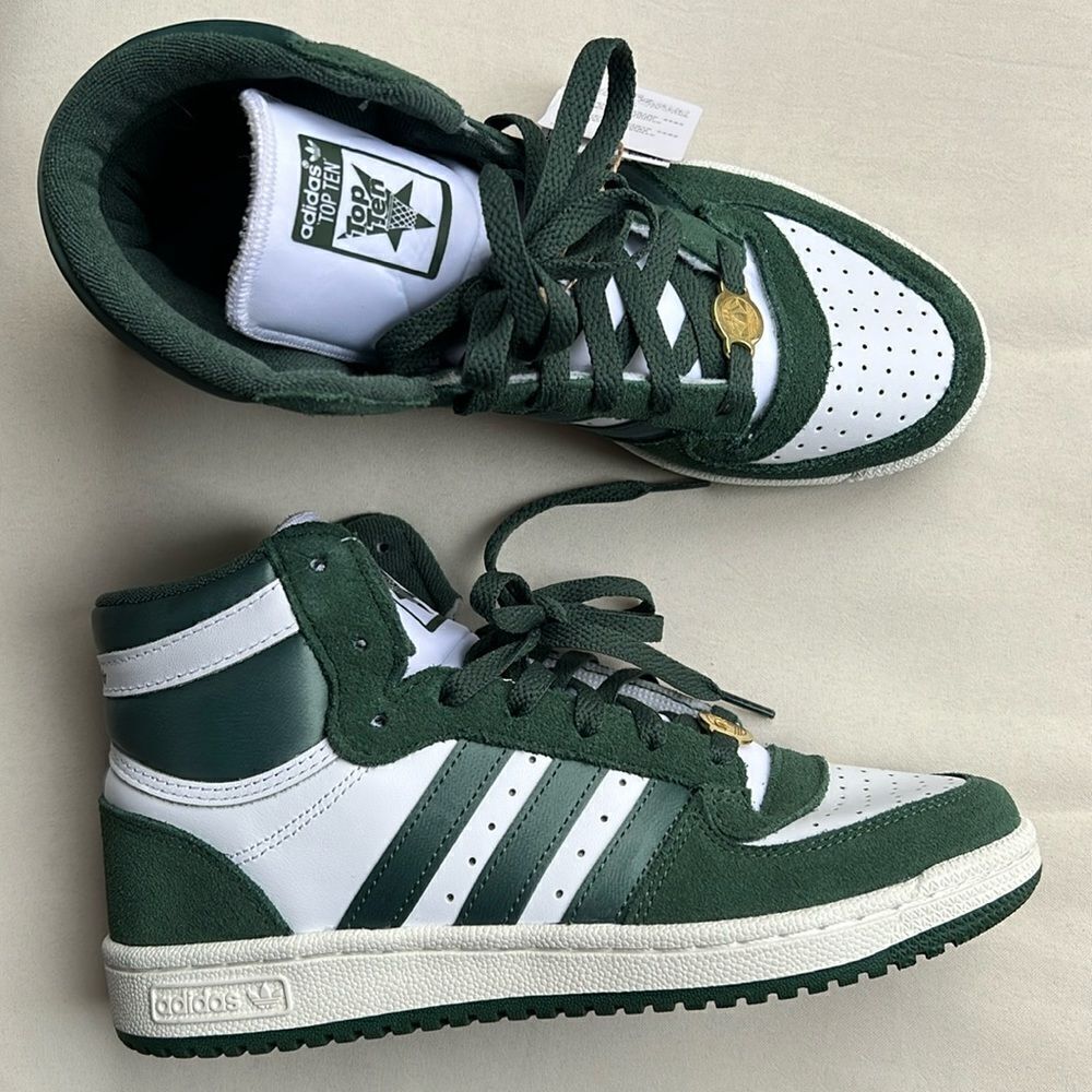 adidas originals Top Ten Rb 'White Green Oxide' - Picture 3 of 16